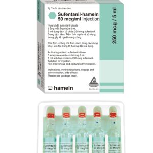 Sufentanil-Hameln 50mcg/ml (250 mcg/5 ml)