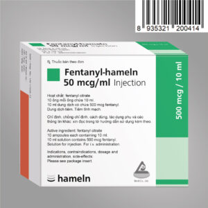 Fentanyl-Hameln 50mcg/ml (500mcg/10ml)