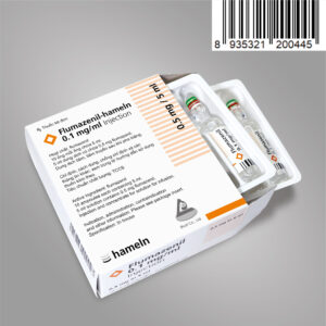 Flumazenil-Hameln 0.1mg/ml Injection (0.5mg/5ml)