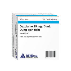Dezolamo 15mg/3ml (Midazolam 15 mg/3 ml)