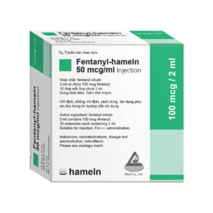 Fentanyl-Hameln 50mcg/ml injection (Fentanyl 100 mcg/2 ml)