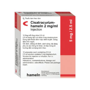 Cisatracurium-Hameln 2mg/ml (5mg/2,5ml)