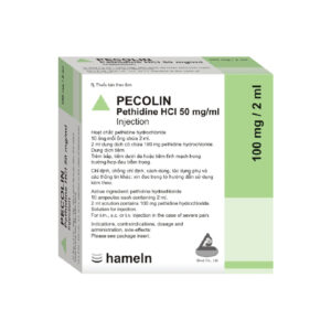 Pecolin (Pethidine hydrochloride 100 mg/2 ml)